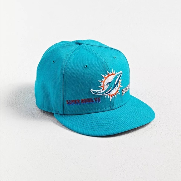 New🌟New Era Miami Dolphins Champions Fitted Baseball Hat - Picture 1 of 6